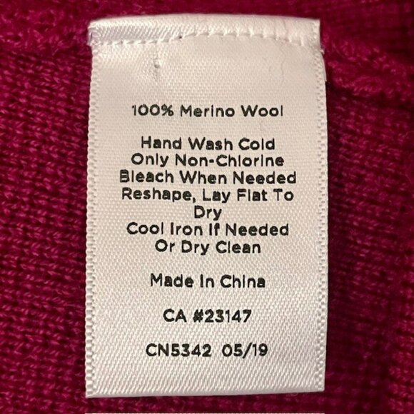 Talbots Raspberry Red Knit Blazer Jacket - Picture 10 of 10